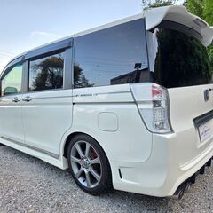 ステップワゴン☆スパーダZ☆車検令和8年2月☆ナビ☆DVD☆地デジ☆Bluetooth☆ETC☆バックカメラ☆noblesseエアロ☆noblesseマフラーの画像