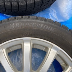 ブリヂストン　155/65R14 750ホイール付きタイヤ4本セットの画像