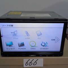 666 動作良好 確認済み ケンウッド MDV-L401 ナビゲーションシステムの画像
