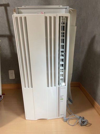 決まりました。窓用エアコン