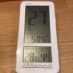 シチズン スマートコート デジタル電波置き時計 8RZ143-0の画像
