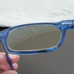 クリックリーダー 2.0 老眼鏡 ブルー サイズS-Mの画像