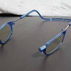 クリックリーダー 2.0 老眼鏡 ブルー サイズS-Mの画像