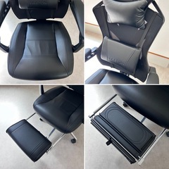 神戸市内✨️PAXTON ゲーミングチェア ブラック オフィスチェア の画像
