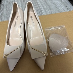 ハイヒール6.5cm　ベージュ(23.0)　　　の画像