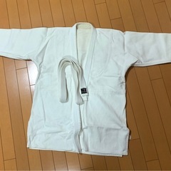 柔道着　白帯　紫帯の画像
