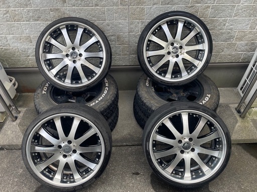 【値下げ】18インチ、PCD100、4穴、7.5J+30、タナベヴィエナツェール