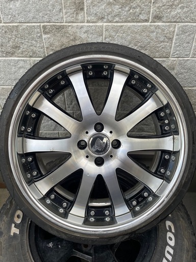 【値下げ】18インチ、PCD100、4穴、7.5J+30、タナベヴィエナツェール　
