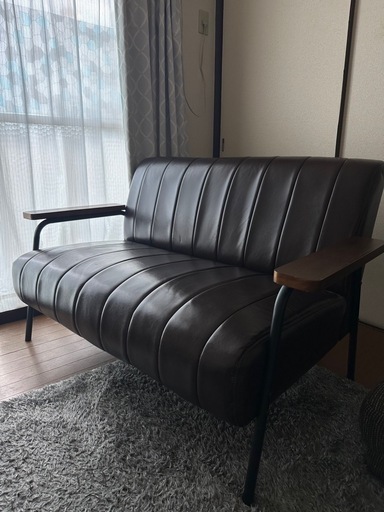 合成皮革ソファ 定価31,000→5,000円