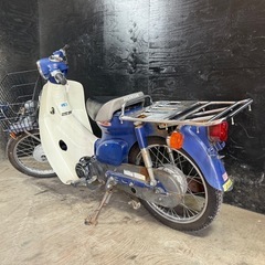 ★支払総額5.8万円★買取強化中！まずはカンタン無料査定まで！ ホンダ スーパーカブ 青 AA01 人気のカブ！ サイスタ付き！ 4ストインジェクション！ 通勤、通学に♪の画像