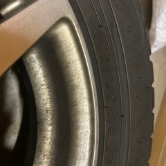 アルミホイール2本ジャンクの画像