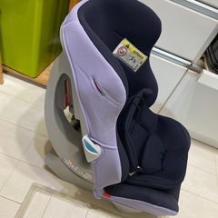 値下げ　Combi チャイルドシート　ママロン　紫　トイザらス　CB-ELC  の画像