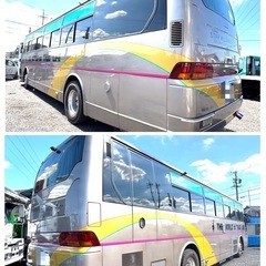 H17.三菱　エアロクイーン　超豪華キャンピング　走る豪邸　フル装備　実走行４９万km フルセットキッチン　ジャグジー　　の画像