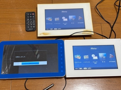 ソフトバンク008HWデジタルフォトフレーム　7台セット 動画も再生できる通信機能付きデジタルフォトフレーム
