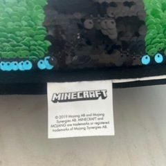 マイクラ　スパンコールクッション　クリーパーの画像