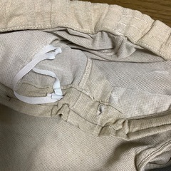 サマークリーム色メンズボトムスの画像