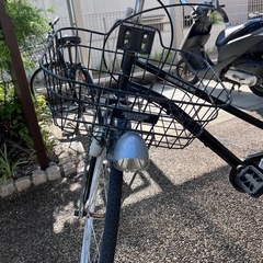 自転車　ママチャリの画像