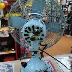 ●KDK 扇風機 川北電機製作所？ 動かない 鉄製 金属羽 4枚羽　昭和レトロ アンティーク オブジェ 骨董の画像