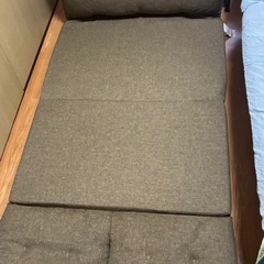 決まりました！美品！ソファベッド（シングル）の画像