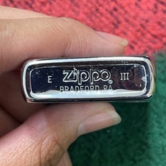 「Zippo（ジッポー）ライター」　オイルライター　無地　ケースなしの画像