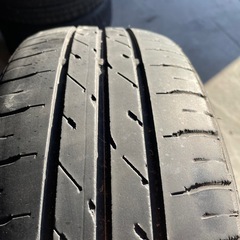 165/55R14 日本製　４本　タイヤ溝少ないの画像