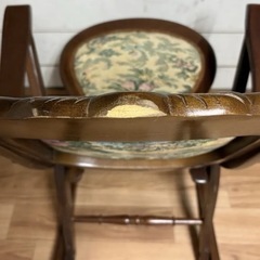 ロッキングチェア　折りたたみ　ロココ調装飾の画像