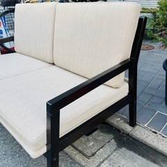 【武蔵小山店】 カリモク karimoku WE3202D281 2人掛けソファ 2Pソファ 木製フレーム ファブリックソファ 国産家具 リビングソファ 北欧風ソファ ナチュラル家具 高級ソファ モダンソファ ミッドセンチュリー インテリア家具 中古家具 美品ソファ 検）カリモク60の画像