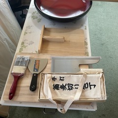 蕎麦打ちセット８点の画像