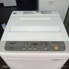 ⭐️SALE⭐️TH006送料設置無料　Panasonic　洗濯機　5㌔　人気モデルの画像