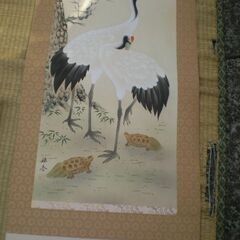 松竹梅鶴亀　掛け軸　珠香の画像
