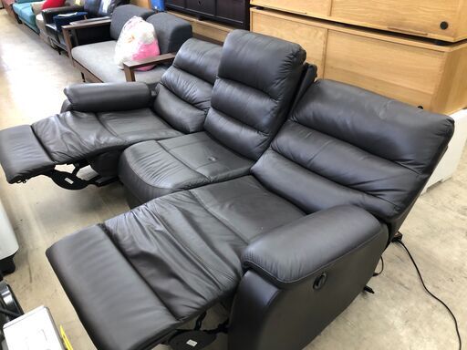 【ジャングルジャングル石津店】新入荷！人気！NITORI　ニトリ　電動ソファー　3人掛け　レザー　一人掛け　二人掛け　三人掛け　ハイバ