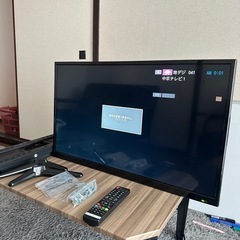 壁掛け金具付きテレビの画像
