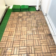 ※問合せ多数により返信不可【オシャレ】ベランダ：ジョイントデッキの画像