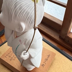 ガラスケース付き 日本人形(童)の画像