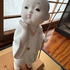 ガラスケース付き 日本人形(童)の画像