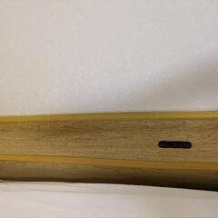 ベッド シングル ロータイプ 棚付き コンセント SBM-S ナチュラルの画像