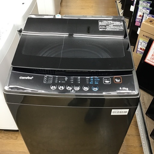 高年式極美品】2024年製comfee 全自動洗濯機6kg