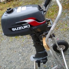 船外機　スズキ　5馬力 2スト S足  の画像