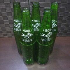 昭和レトロ Sprite 500ml ホームサイズ 空き瓶 5本セット スプライト 空瓶 空ボトル オブジェ インテリア 飲食店 札幌市東区 新道東店の画像