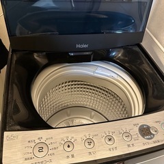 《取り引き中》三菱冷蔵庫とハイアール洗濯機セットの画像