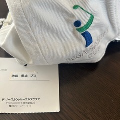 ゴルフ帽子サイン入りの画像