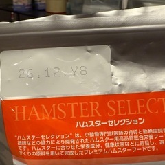 ハムスター　ご飯　トイレ砂　床材の画像