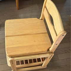 木製イスの画像