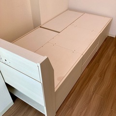 大人気のNITORIシングルベッドフレームの画像