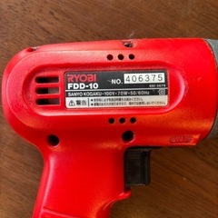 RYOBI リョービ　電動ドリル　稼働品の画像