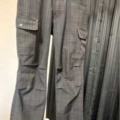 寅壱チェック柄上下セットMサイズの画像