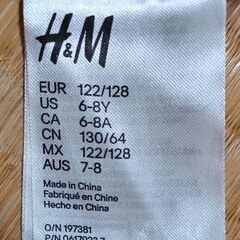 H＆M　水着　女の子(130cm140cm)の画像