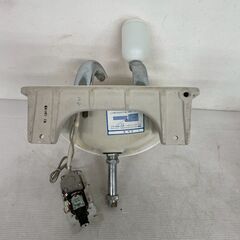 【TOTO】トートー 手洗いボウル 洗面器 SC1 パステルアイボリー 石鹸ケース付き 自動水栓 手洗い器 店舗 店舗什器 トイレ ① Y1944の画像