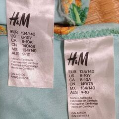 H＆M　水着　女の子(130cm140cm)の画像