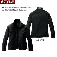 バートル691ブラック Mサイズの画像